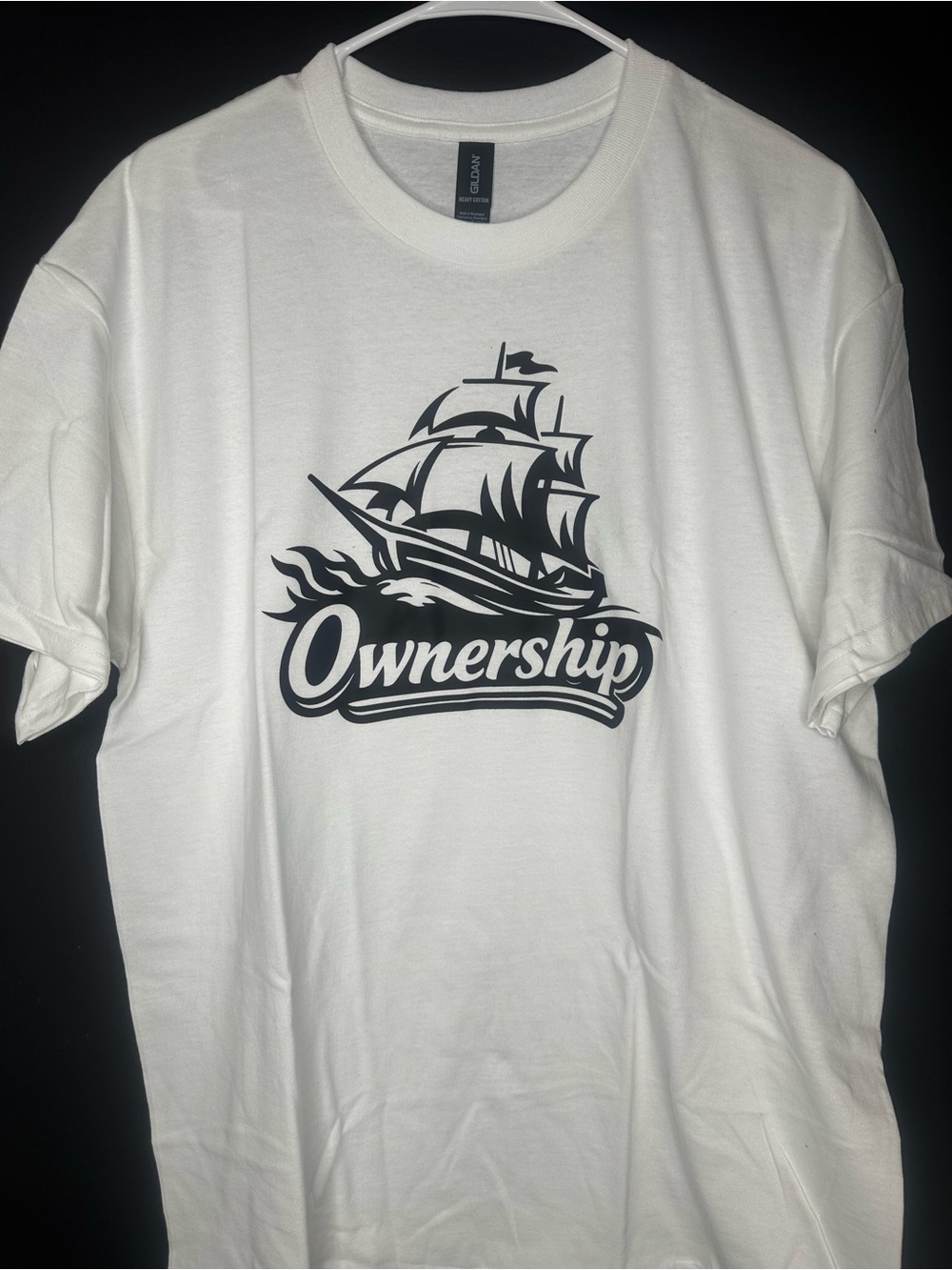 Ownership Ship Graphic Tee - White